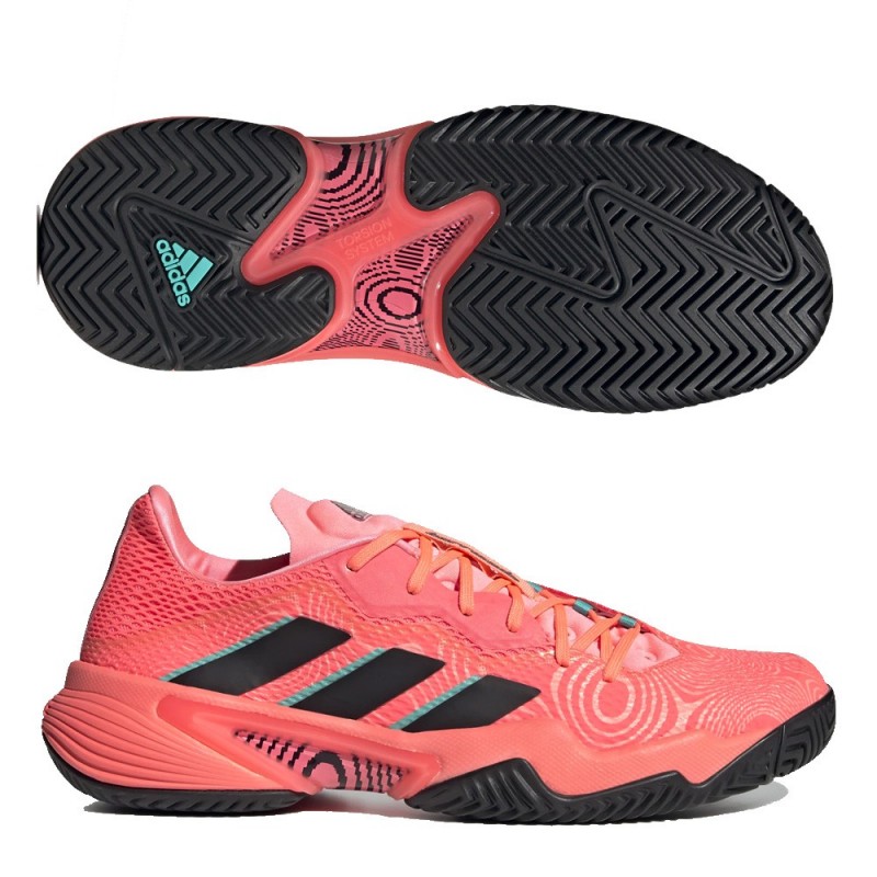 Zapatillas Adidas Barricade M Turbo Core Black Acid Red 2022