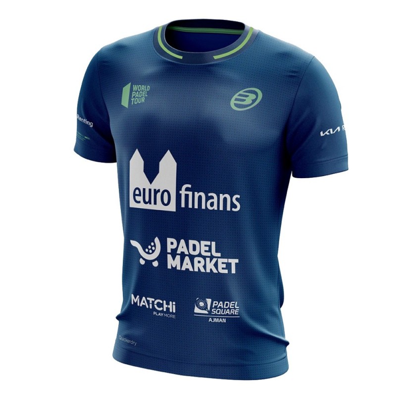 Camiseta Bullpadel Manex Paquito Navarro Azul Vigore Camiseta Bullpadel Manex Paquito Navarro Azul Vigore