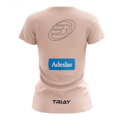 Camiseta Bullpadel Yeco Gemma Triay Salmon Fluor