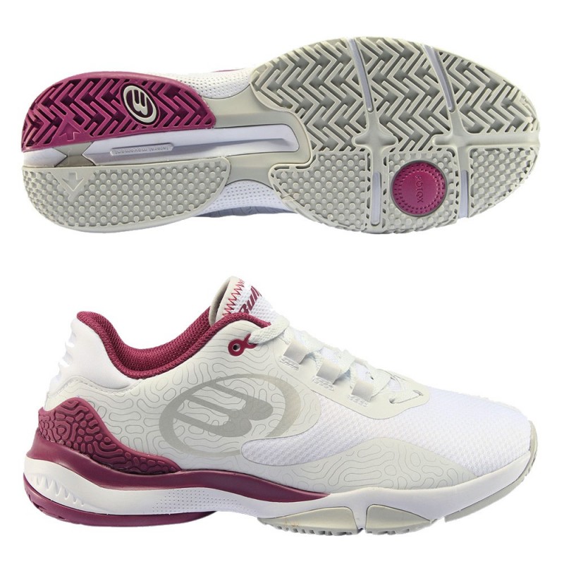 Zapatillas Bullpadel Flow Hybrid Fly 22 Blanco Morado