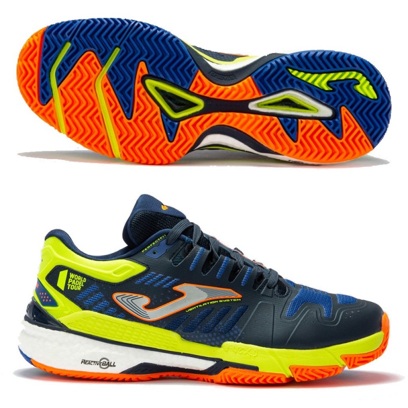 Zapatillas Joma T.SLAM MEN 2204 Royal Amarillo Fluor Zapatillas Joma T.SLAM MEN 2204 Royal Amarillo Fluor