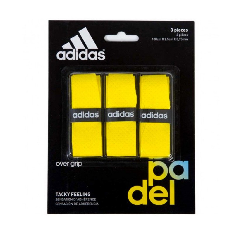 Overgrips Adidas Tacky amarillo microperforado