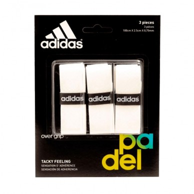 Overgrips Adidas Tacky blanco microperforado