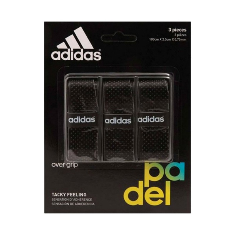 Overgrips Adidas Tacky negro microperforado Overgrips Adidas Tacky negro microperforado