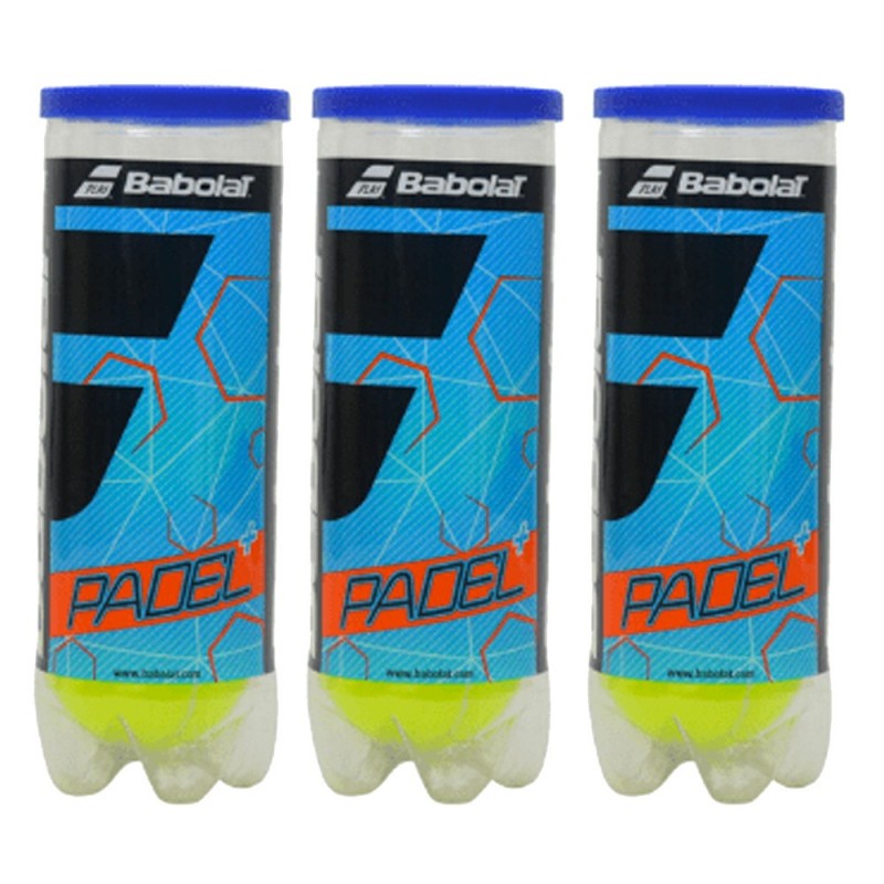 Pack 3 Botes Pelotas Babolat Padel +