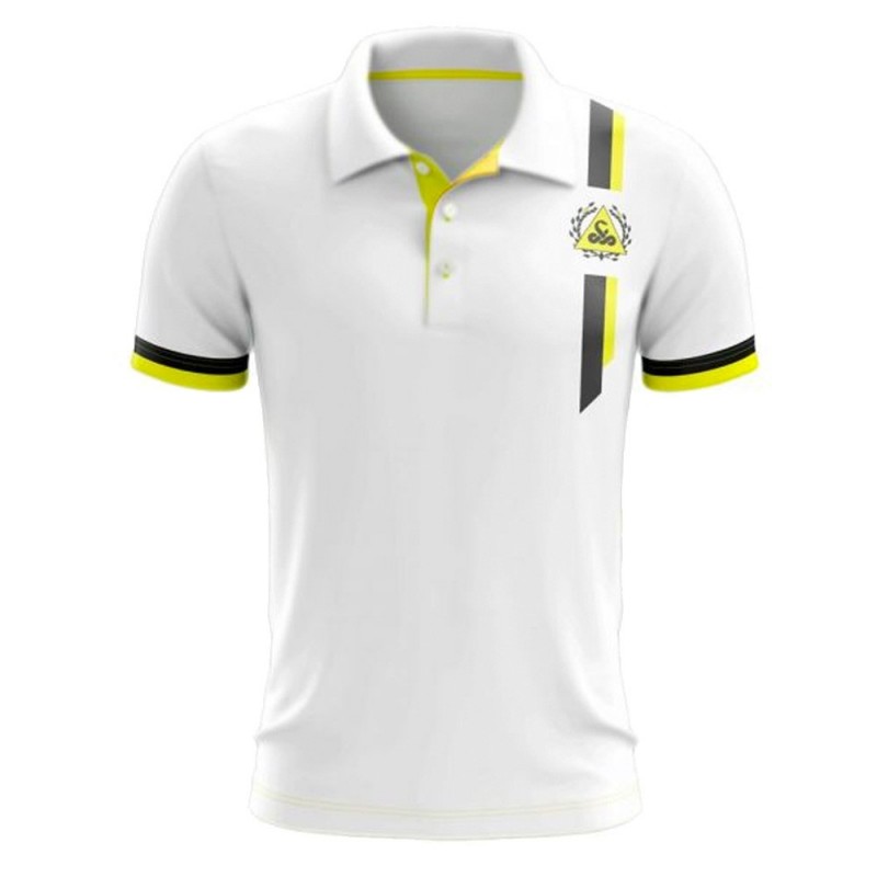 Polo Vibora Team Blanco Amarillo Polo Vibora Team Blanco Amarillo