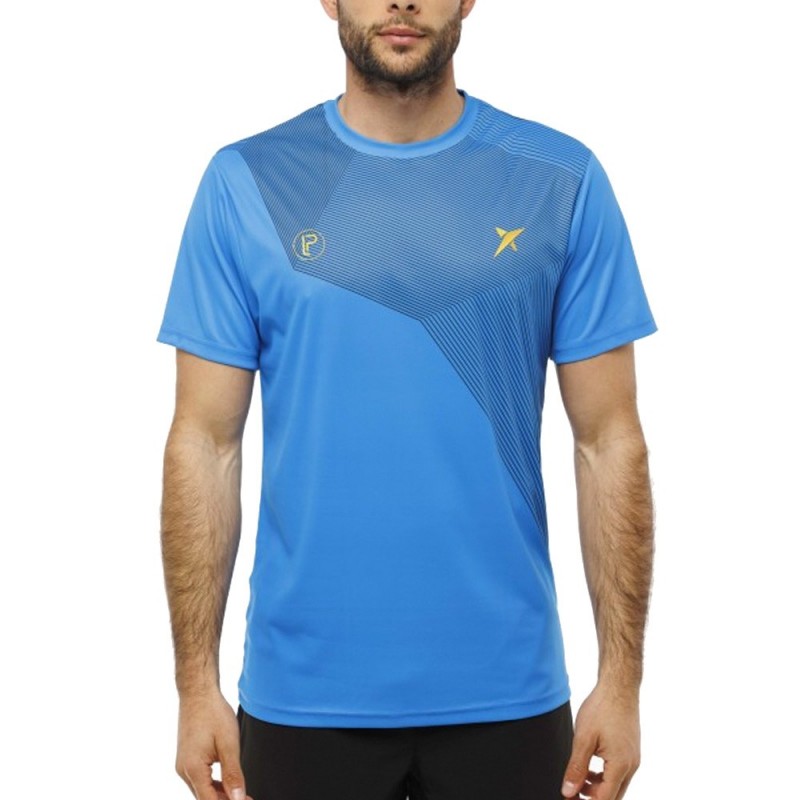 Ejercicio asignar Realmente Camiseta Drop Shot Lima azul - Tejido de poliester - Zona de Padel