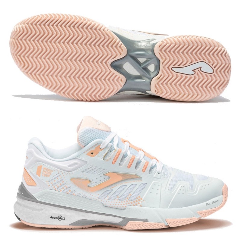 Zapatillas Joma T.SLAM LADY 2207 Blanco Rosa Claro Zapatillas Joma T.SLAM LADY 2207 Blanco Rosa Claro