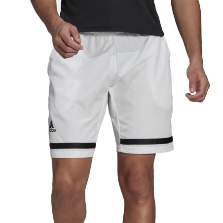 Pantalon Adidas Club White Black - Tecnología Aeroready - Zona Padel