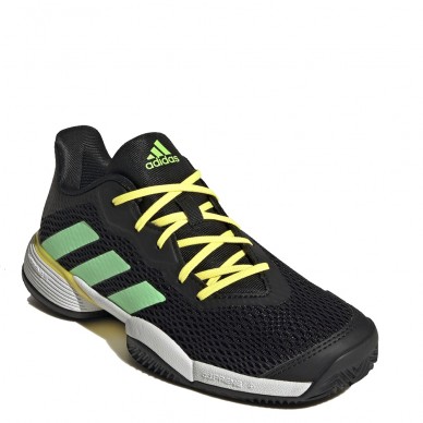 Zapatillas Adidas Barricade JR Clay core black beam green