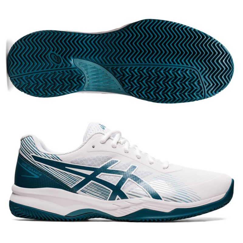 Asics Gel Game 8 Clay White Velvet Pine Asics Gel Game 8 Clay White Velvet Pine