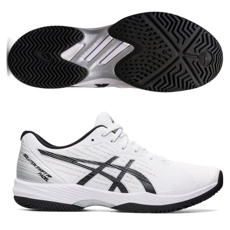 Asics Solution Swift FF Padel white black Asics Solution Swift FF Padel white black