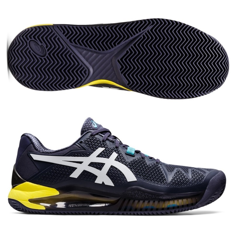 Asics Gel Resolution 8 Clay indigo fog white Asics Gel Resolution 8 Clay indigo fog white