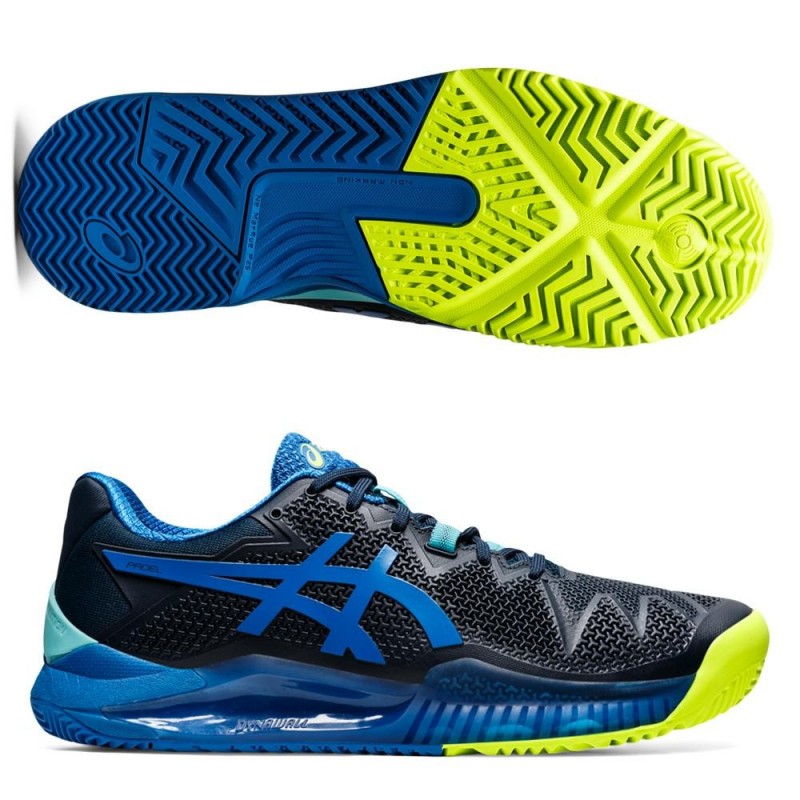 Asics Gel Resolution 8 Clay French Blue Lake Drive Asics Gel Resolution 8 Clay French Blue Lake Drive