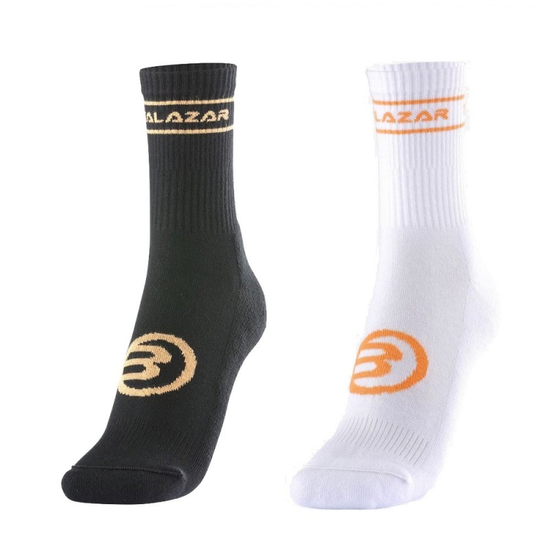 Calcetines Bullpadel BP22AS07 blancos y negros Calcetines Bullpadel BP22AS07 blancos y negros