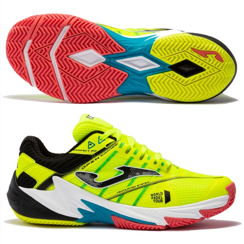 Zapatillas Joma T.OPEN 2209 amarillo fluor negro Zapatillas Joma T.OPEN 2209 amarillo fluor negro