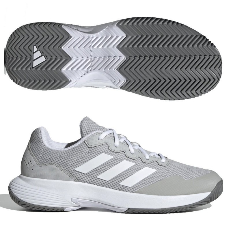 Adidas GameCourt 2 M grey two ftwr - goma EVA Zona Padel