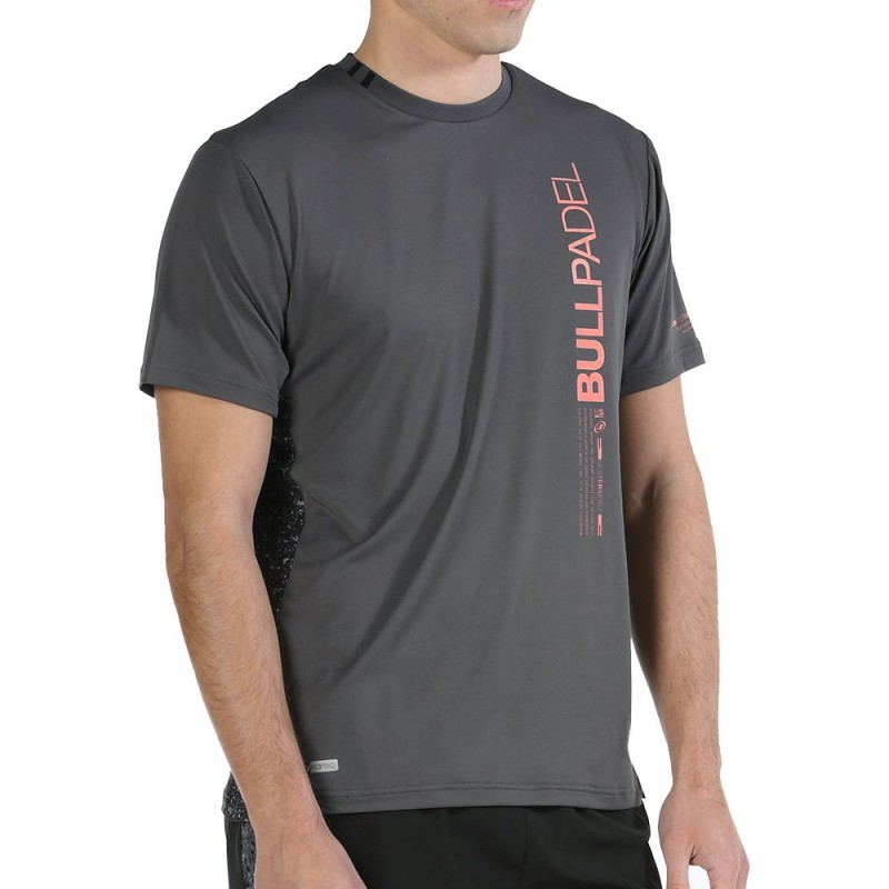 Camiseta Bullpadel Mixta antracita Camiseta Bullpadel Mixta antracita