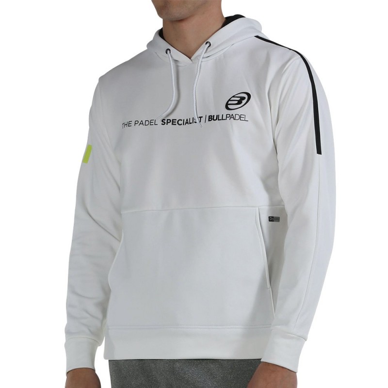 Sudadera Bullpadel Lipis blanco Sudadera Bullpadel Lipis blanco
