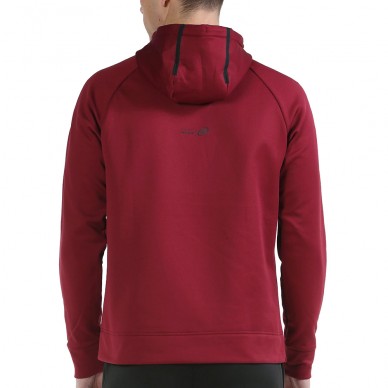 Sudadera Bullpadel Lipis vino burdeos