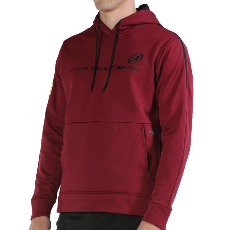Sudadera Bullpadel Lipis vino burdeos Sudadera Bullpadel Lipis vino burdeos