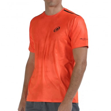 Camiseta Bullpadel Moare coral fluor