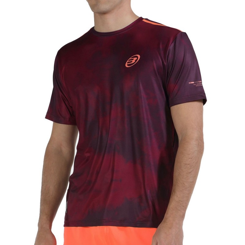 Camiseta Bullpadel Moare vino burdeos