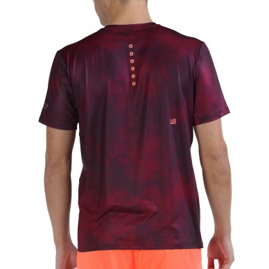 Camiseta Bullpadel Moare vino burdeos