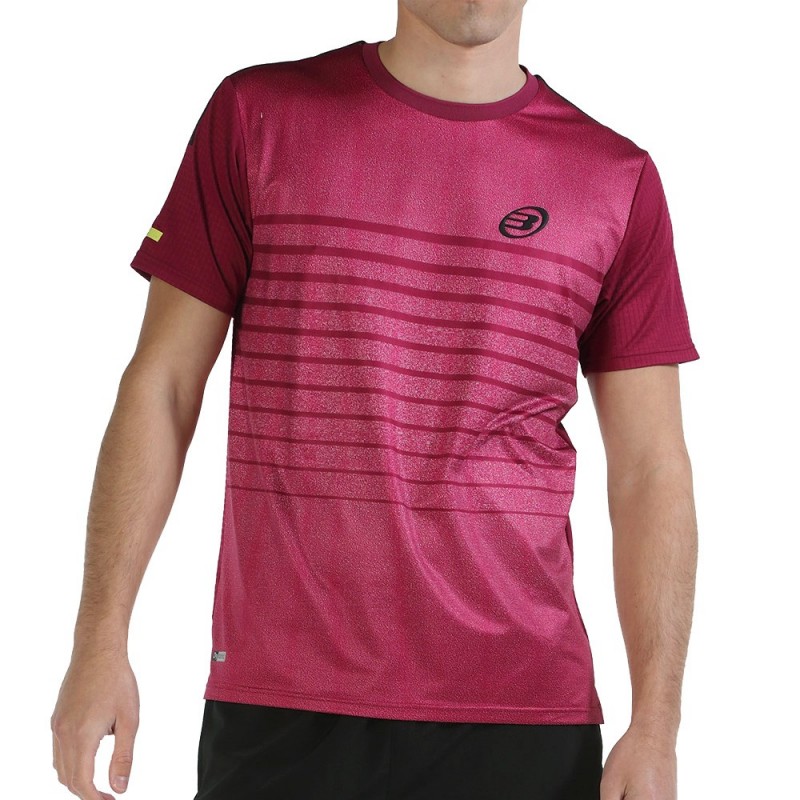 Camiseta Bullpadel Litis vino burdeos