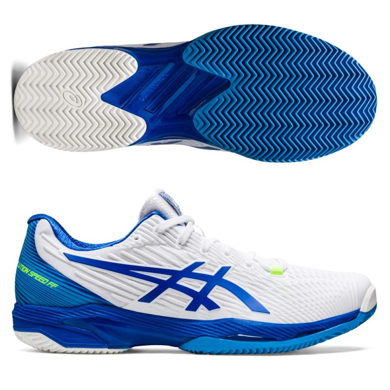 Asics Solution Speed FF 2 clay white tuna blue Asics Solution Speed FF 2 clay white tuna blue