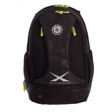 Mochila Vibora X Aniversario negro amarillo fluor