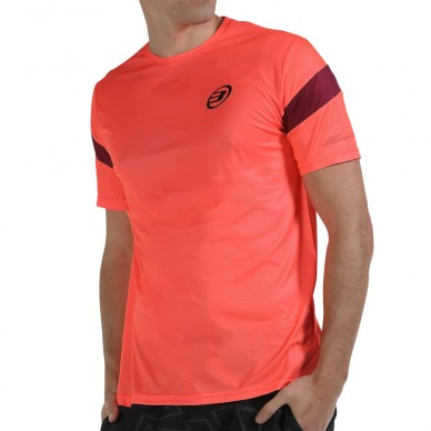 Camiseta Bullpadel Cojin coral fluor