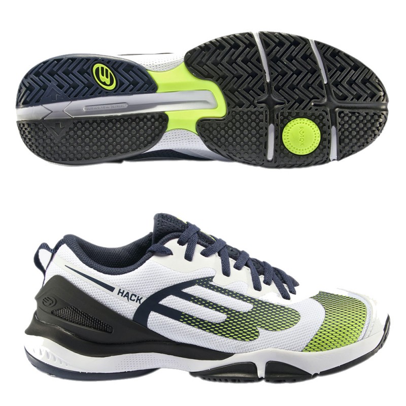 Zapatillas Bullpadel Hack Hybrid Fly 22 blanco