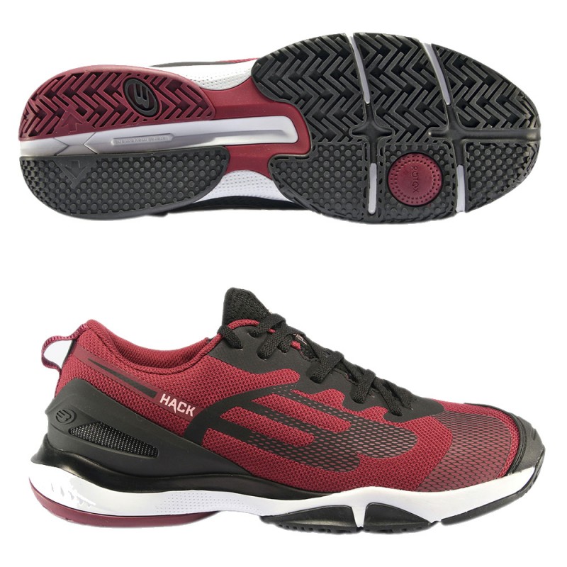 Zapatillas Bullpadel Hack Hybrid Fly 22 burdeos Zapatillas Bullpadel Hack Hybrid Fly 22 burdeos