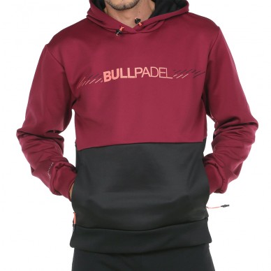 Sudadera Bullpadel Imbui M vino burdeos