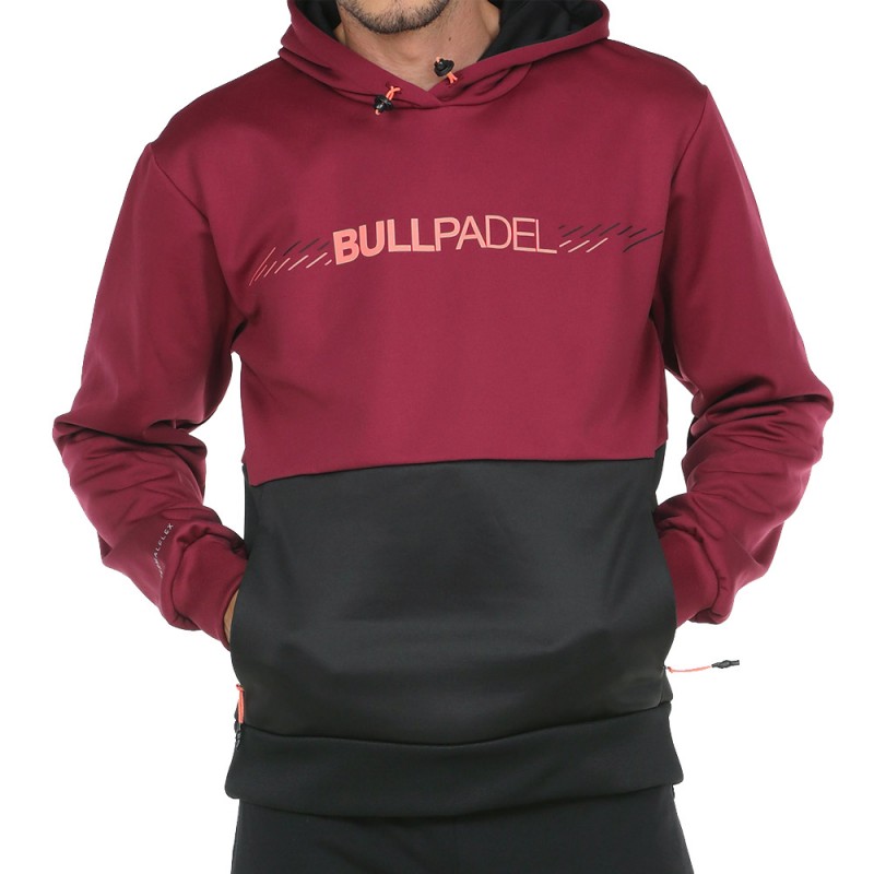 Sudadera Bullpadel Imbui M vino burdeos Sudadera Bullpadel Imbui M vino burdeos