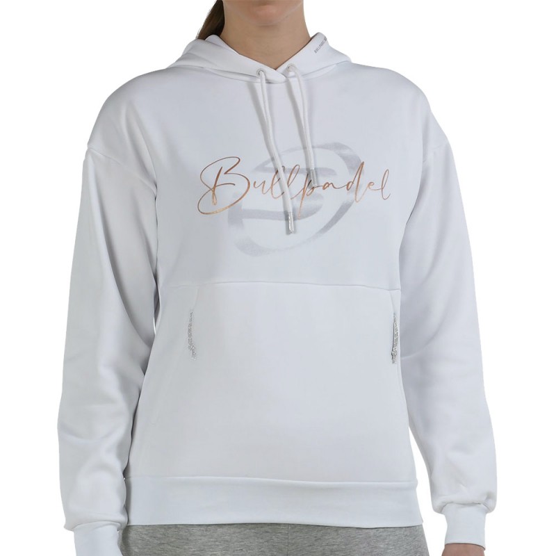 Sudadera Bullpadel Abane W blanco Sudadera Bullpadel Abane W blanco