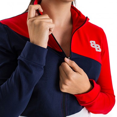 Chaqueta BB Nano blanca roja azul