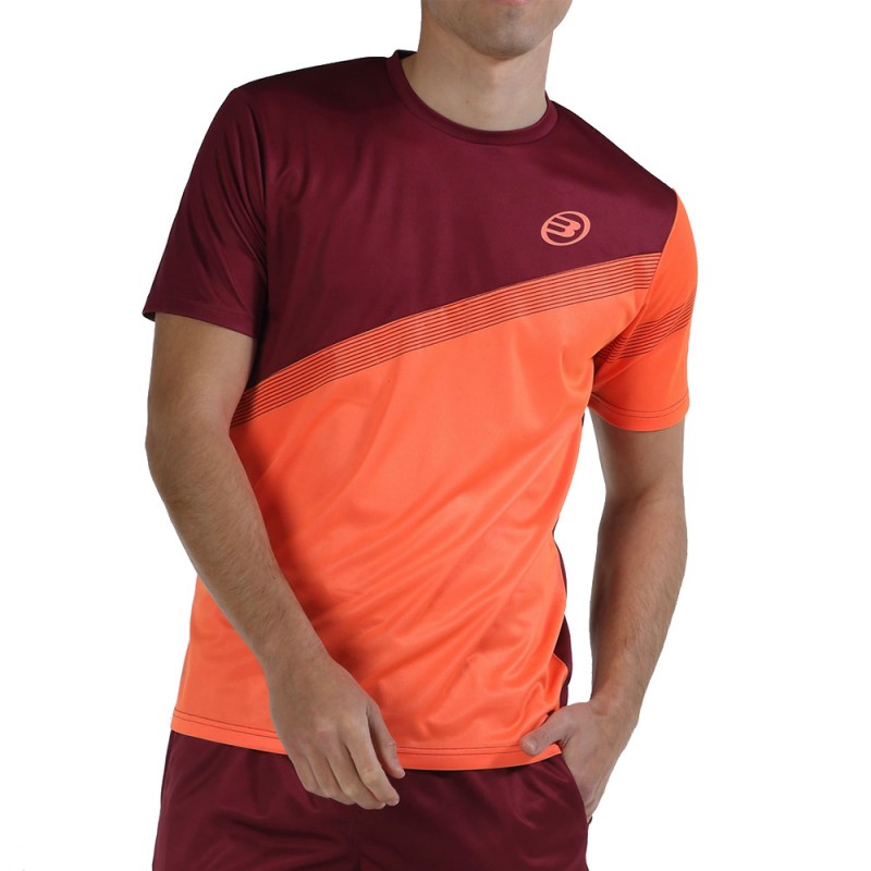 Camiseta Bullpadel Cogua coral fluor