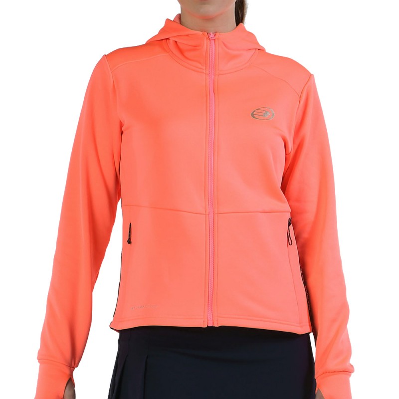 Sudadera Bullpadel Abada coral fluor