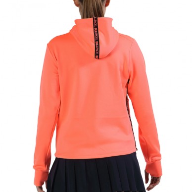 Sudadera Bullpadel Abada coral fluor