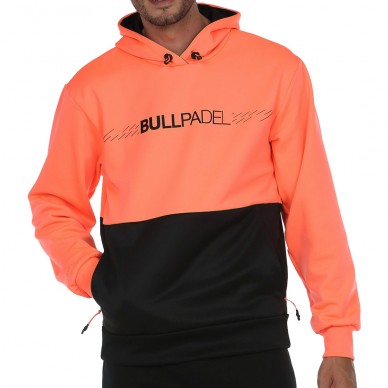 Sudadera Bullpadel Imbui coral fluor