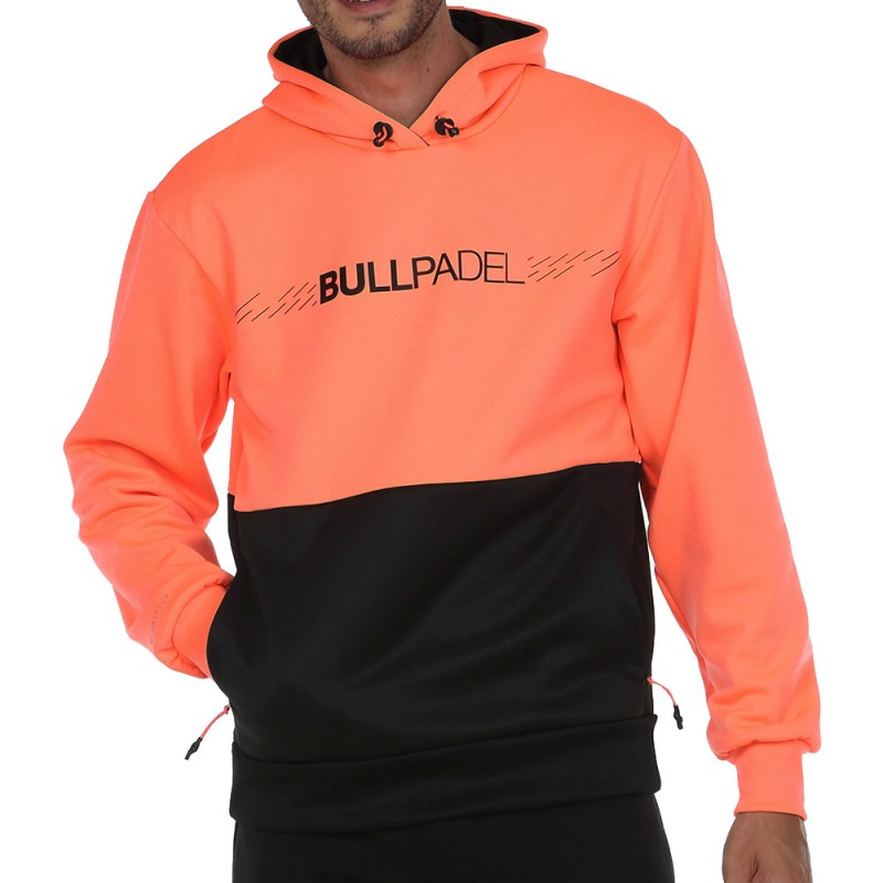 Sudadera Bullpadel Imbui coral fluor Sudadera Bullpadel Imbui coral fluor