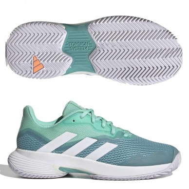Zapatillas Adidas CourtJam Control W easy green white 2022