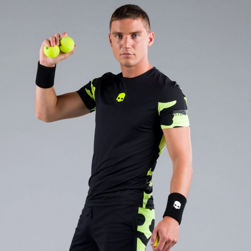 Camiseta Hydrogen Camo Tech Tee amarillo fluor camuflaje Camiseta Hydrogen Camo Tech Tee amarillo fluor camuflaje