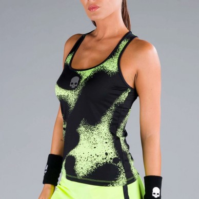 Camiseta Hydrogen Spray Tank Top amarillo fluor