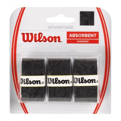 Overgrip Wilson Advantage negro x 3