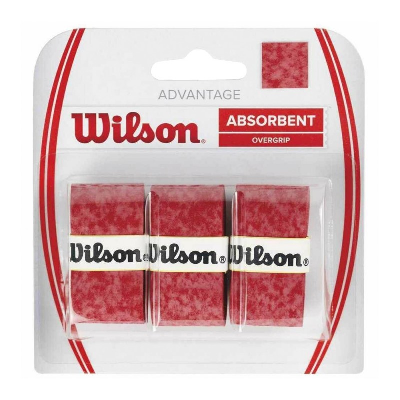 Overgrip Wilson Advantage rojo x 3 Overgrip Wilson Advantage rojo x 3