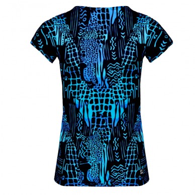 Camiseta Bidi Badu Bella 2.0 Tech V-Neck TEE azul oscuro