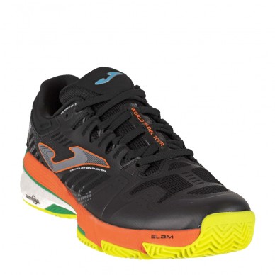 Zapatillas Joma T.SLAM MEN 2201 negro naranja fluor